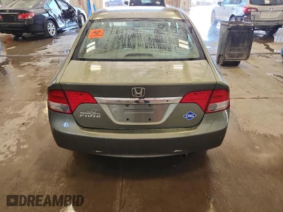 ✅ 2009 Honda Civic GX • VIN: 1HGFA46589L000908 • Lot: 70525885. Listed on Copart with 61,173 mi. Free auction sales archive from the USA and detailed vehicle history report at DreamBid. Image 6.