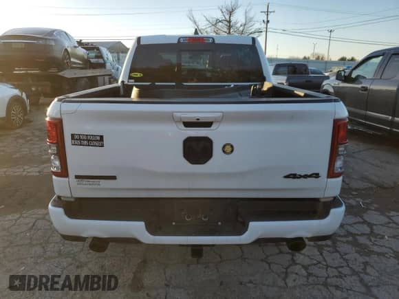 2020 Ram 1500 Big Horn с VIN 1C6SRFFT3LN347632, выставлен на аукционе Copart как лот 85278504 с пробегом 55 938 миль миль и Списание • Salvage title. История ставок и продаж доступна на DreamBid. Изображение 6.