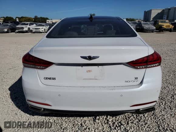 2015 Hyundai Genesis 3.8L z VIN KMHGN4JE1FU030106, wystawiony jako Copart lot #40697454 z przebiegiem 98 707 mil mil oraz Szkoda całkowita • Salvage title. Historia ofert i sprzedaży dostępna na DreamBid. Obrazek 6.