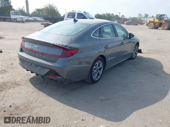 2023 Hyundai Sonata SEL with VIN KMHL64JA8PA280888, listed as a IAAI auction lot 43255401 with 62,727 mi miles and . Bid and sale history available at DreamBid. Image 4.