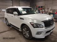 ✅ 2017 Infiniti QX80 Signature Edition • VIN: JN8AZ2NE2H9154196 • Lot: 41932347. Listed on IAAI with 129,459 mi. Free auction sales archive from the USA and detailed vehicle history report at DreamBid. Image 6.