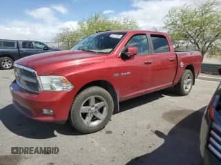 2009 Dodge 1500 Laramie with VIN 1D3HV13T59J522010, listed as a Copart auction lot 53372005 with 127,011 mi miles and Salvage title. Bid and sale history available at DreamBid. Image 1.