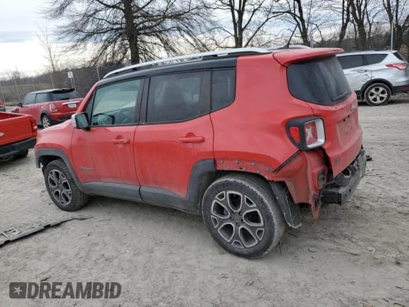 ✅ 2016 Jeep Renegade Limited • VIN: ZACCJADT1GPC76793 • Lot: 47093365. Wystawiony na Copart z przebiegiem 129 838 mil. Bezpłatny archiwum sprzedaży aukcyjnych z USA i szczegółowy raport historii pojazdu na DreamBid. Zdjęcie 2.