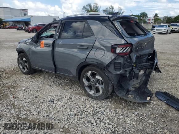 ✅ 2022 Hyundai Venue Limited • VIN: KMHRC8A34NU166491 • Lot: 69198824. Listed on Copart with 15,712 mi. Free auction sales archive from the USA and detailed vehicle history report at DreamBid. Image 2.