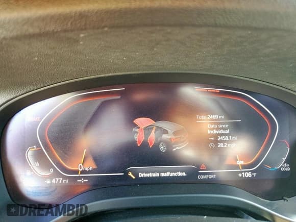 ✅ 2024 BMW X3 sDrive30i • VIN: WBX47DP09RN299159 • Лот: 85147975. Опубликован ранее на Copart с пробегом 2 469 миль. Бесплатный доступ к архиву аукционных продаж из США и подробный отчёт об истории автомобиля на DreamBid. Изображение 9.