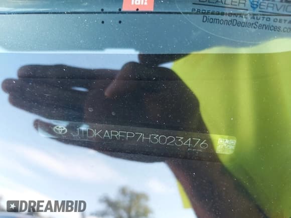 ✅ 2017 Toyota Prius Advanced • VIN: JTDKARFP7H3023476 • Lot: 43460700. Listed on IAAI with 111,225 mi. Free auction sales archive from the USA and detailed vehicle history report at DreamBid. Image 9.