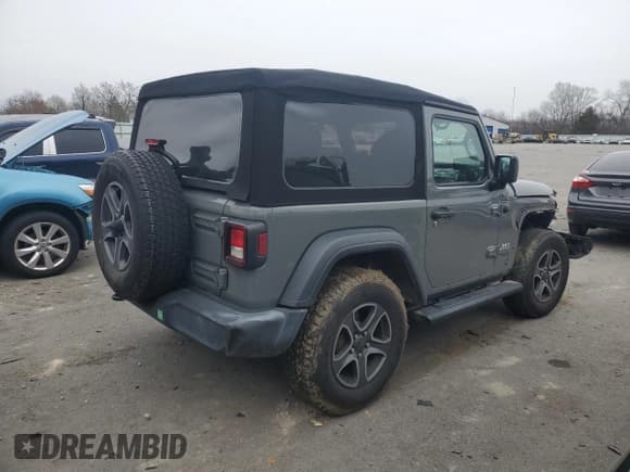 ✅ 2019 Jeep Wrangler Sport S • VIN: 1C4GJXAG3KW571630 • Lot: 44642095. Listed on Copart with 52,347 mi. Free auction sales archive from the USA and detailed vehicle history report at DreamBid. Image 3.