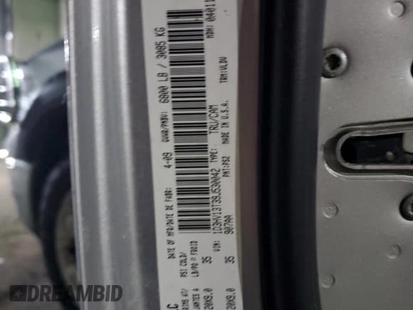 ✅ 2009 Dodge 1500 Laramie • VIN: 1D3HV13T39J530042 • Lot: 41770485. Wystawiony na Copart z przebiegiem 128 856 mil. Bezpłatny archiwum sprzedaży aukcyjnych z USA i szczegółowy raport historii pojazdu na DreamBid. Zdjęcie 14.