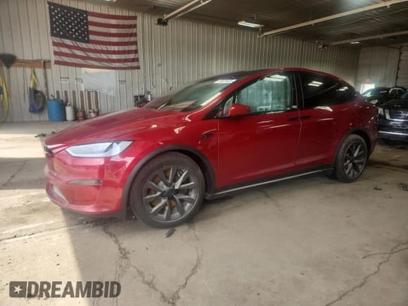 ✅ 2024 Tesla Model X • VIN: 7SAXCBE5XRF456076 • Лот: 68626405. Опубликован ранее на Copart с пробегом Не указан. Бесплатный доступ к архиву аукционных продаж из США и подробный отчёт об истории автомобиля на DreamBid. Изображение 1.
