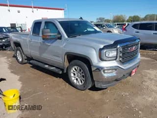✅ 2018 GMC Sierra 1500 SLE • VIN: 1GTV2MEC6JZ368416 • Lot: 43525308. Listed on IAAI with 93,663 mi. Free auction sales archive from the USA and detailed vehicle history report at DreamBid. Image 1.