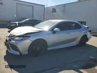 2022 Toyota Camry XSE with VIN 4T1K61AK4NU014301, listed as a Copart auction lot 82406855 with 72,109 mi miles and Salvage title. Bid and sale history available at DreamBid. Image 1.