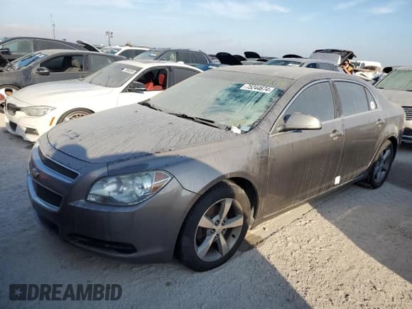 ✅ 2011 Chevrolet Malibu 1LT • VIN: 1G1ZC5E12BF317588 • Lot: 75244674. Listed on Copart with Not provided. Free auction sales archive from the USA and detailed vehicle history report at DreamBid. Image 1.