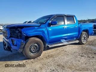 ✅ 2024 Nissan Frontier Pro-X • VIN: 1N6ED1EJ3RN621943 • Lot: 96579985. Listed on Copart with 8,279 mi. Free auction sales archive from the USA and detailed vehicle history report at DreamBid. Image 1.