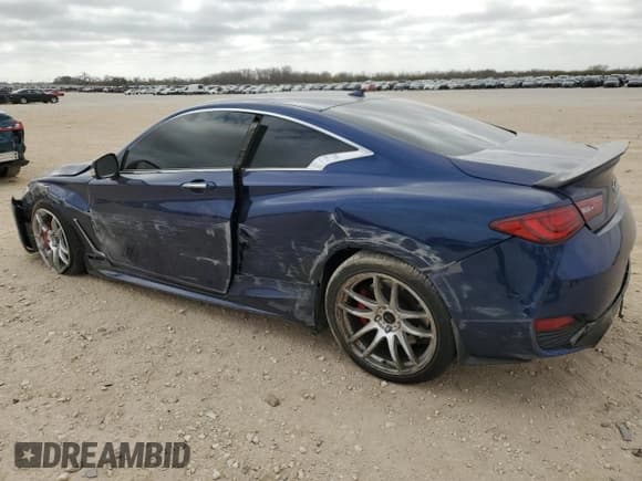 ✅ 2017 Infiniti Q60 Red Sport 400 • VIN: JN1FV7EK0HM610308 • Lot: 48309595. Listed on Copart with 62,325 mi. Free auction sales archive from the USA and detailed vehicle history report at DreamBid. Image 2.