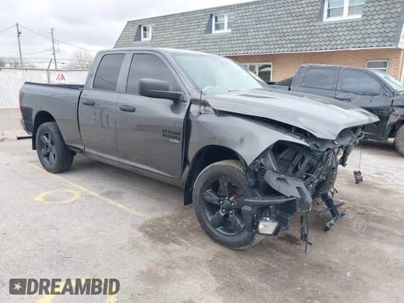 2019 Ram 1500 Tradesman with VIN 1C6RR7FG1KS547920, listed as a IAAI auction lot 41969407 with 67,048 mi miles and . Bid and sale history available at DreamBid. Image 1.