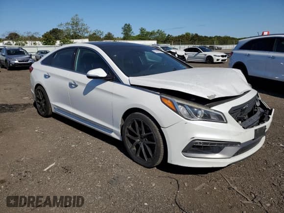 ✅ 2015 Hyundai Sonata Sport • VIN: 5NPE34ABXFH249387 • Lot: 51143793. Listed on Copart with 48,892 mi. Free auction sales archive from the USA and detailed vehicle history report at DreamBid. Image 4.