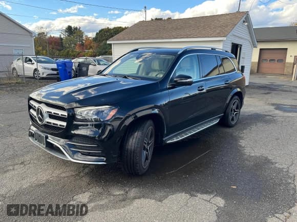 ✅ 2021 Mercedes-Benz GLS 580 • VIN: 4JGFF8GE6MA385648 • Лот: 90056355. Опубликован ранее на Copart с пробегом 129 994 миль. Бесплатный доступ к архиву аукционных продаж из США и подробный отчёт об истории автомобиля на DreamBid. Изображение 1.