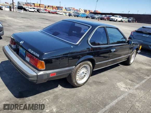 ✅ 1987 BMW 6 Series 635CSi • VIN: WBAEC8404H0614225 • Lot: 56589305. Wystawiony na Copart z przebiegiem 158 476 mil. Bezpłatny archiwum sprzedaży aukcyjnych z USA i szczegółowy raport historii pojazdu na DreamBid. Zdjęcie 3.