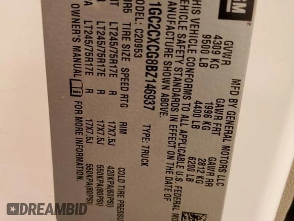 ✅ 2011 Chevrolet Silverado 2500HD LT • VIN: 1GC2CXCG8BZ146937 • Lot: 41696975. Wystawiony na Copart z przebiegiem Nie podano. Bezpłatny archiwum sprzedaży aukcyjnych z USA i szczegółowy raport historii pojazdu na DreamBid. Zdjęcie 13.