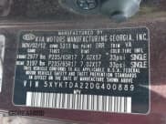 ✅ 2013 Kia Sorento LX • VIN: 5XYKTDA22DG400889 • Lot: 42906305. Listed on IAAI with 202,449 mi. Free auction sales archive from the USA and detailed vehicle history report at DreamBid. Image 9.