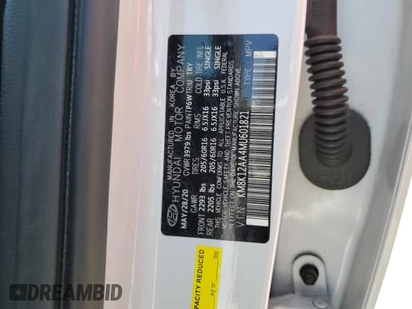 ✅ 2021 Hyundai Kona SE • VIN: KM8K12AA4MU601821 • Лот: 58746413. Опубликован ранее на Copart с пробегом 17 702 миль. Бесплатный доступ к архиву аукционных продаж из США и подробный отчёт об истории автомобиля на DreamBid. Изображение 14.