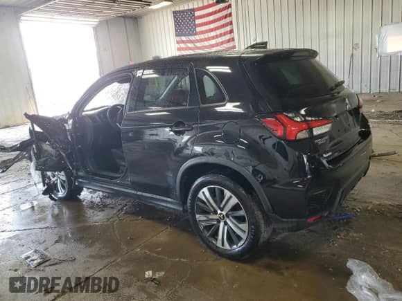 2022 Mitsubishi Outlander ES with VIN JA4ARUAU1NU015152, listed as a Copart auction lot 67239445 with 91,301 mi miles and Clean title. Bid and sale history available at DreamBid. Image 2.