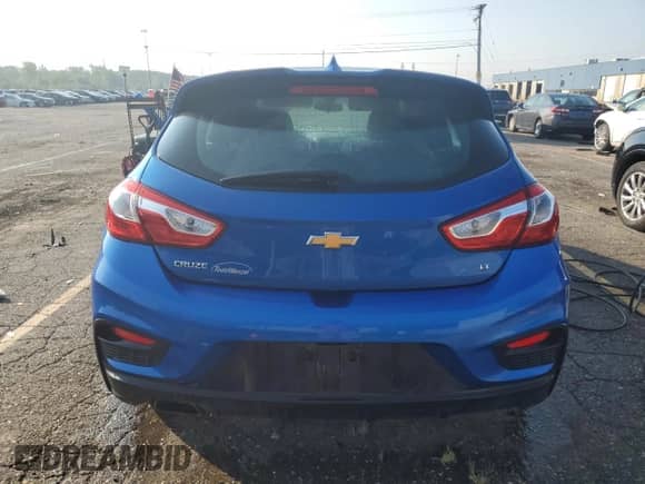 2017 Chevrolet Cruze LT with VIN 3G1BE6SM5HS524531, listed as a Copart auction lot 68834415 with 68,375 mi miles and Clean title. Bid and sale history available at DreamBid. Image 6.