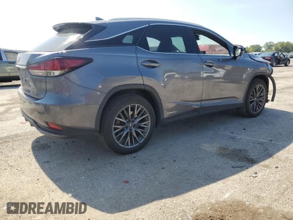 ✅ 2022 Lexus RX 450h F Sport • VIN: 2T2YGMDA4NC091467 • Lot: 80897755. Listed on Copart with 86,849 mi. Free auction sales archive from the USA and detailed vehicle history report at DreamBid. Image 3.
