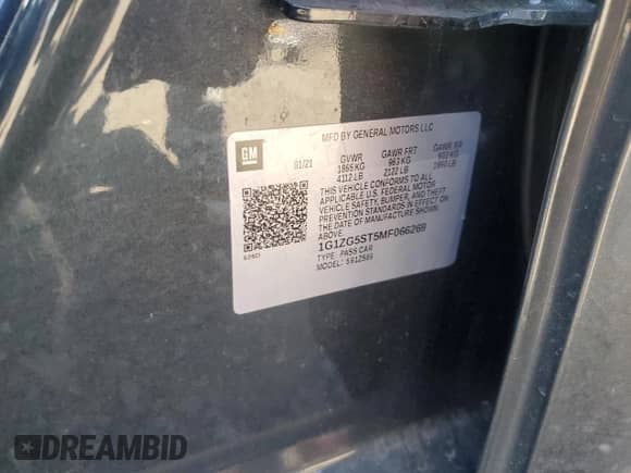 ✅ 2021 Chevrolet Malibu RS • VIN: 1G1ZG5ST5MF066269 • Lot: 81810865. Wystawiony na Copart z przebiegiem 80 011 mil mil. Skorzystaj z bezpłatnego archiwum sprzedaży aukcyjnych z USA i zobacz szczegółowy raport historii pojazdu na DreamBid. Zdjęcie 12.