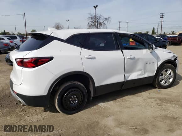 2021 Chevrolet Blazer LT z VIN 3GNKBHRS1MS537956, wystawiony jako Copart lot #39874203 z przebiegiem 38 771 mil mil oraz . Historia ofert i sprzedaży dostępna na DreamBid. Obrazek 3.