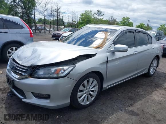 ✅ 2013 Honda Accord EX • VIN: 1HGCR2F7XDA121168 • Lot: 42331366. Listed on IAAI with 136,098 mi. Free auction sales archive from the USA and detailed vehicle history report at DreamBid. Image 2.