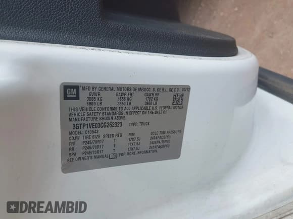 ✅ 2012 GMC Sierra 1500 SLE • VIN: 3GTP1VE03CG262323 • Лот: 42964520. Опубликован ранее на IAAI с пробегом 206 078 миль. Бесплатный доступ к архиву аукционных продаж из США и подробный отчёт об истории автомобиля на DreamBid. Изображение 9.