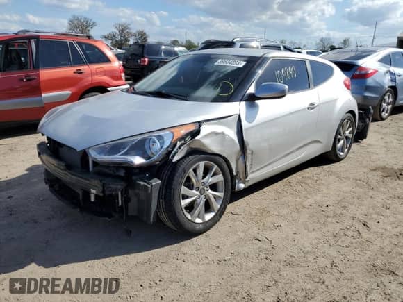 2017 Hyundai Veloster z VIN KMHTC6AD8HU305805, wystawiony jako Copart lot #39634893 z przebiegiem 109 899 mil mil oraz . Historia ofert i sprzedaży dostępna na DreamBid. Obrazek 1.