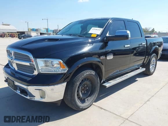 ✅ 2014 Ram 1500 Longhorn • VIN: 1C6RR7PT9ES164338 • Lot: 43446247. Listed on IAAI with 222,763 mi. Free auction sales archive from the USA and detailed vehicle history report at DreamBid. Image 2.