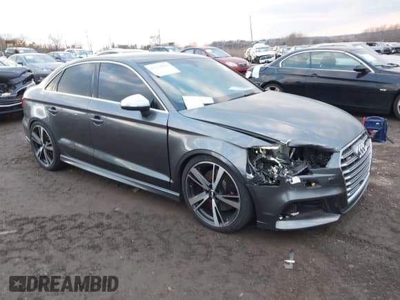 ✅ 2017 Audi S3 Premium Plus • VIN: WAUB1GFF7H1035261 • Lot: 41278084. Listed on IAAI with 86,118 mi. Free auction sales archive from the USA and detailed vehicle history report at DreamBid. Image 1.