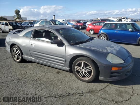 ✅ 2003 Mitsubishi Eclipse GTS • VIN: 4A3AC74H13E191033 • Lot: 78523774. Wystawiony na Copart z przebiegiem 170 591 mil. Bezpłatny archiwum sprzedaży aukcyjnych z USA i szczegółowy raport historii pojazdu na DreamBid. Zdjęcie 4.