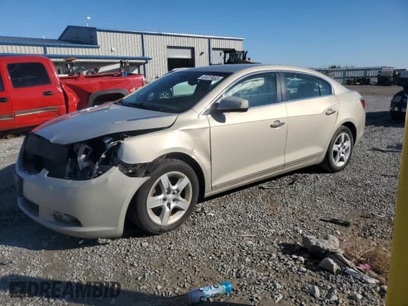 ✅ 2010 Buick LaCrosse CX • VIN: 1G4GB5EG0AF236881 • Lot: 91019465. Listed on Copart with Not provided. Free auction sales archive from the USA and detailed vehicle history report at DreamBid. Image 1.