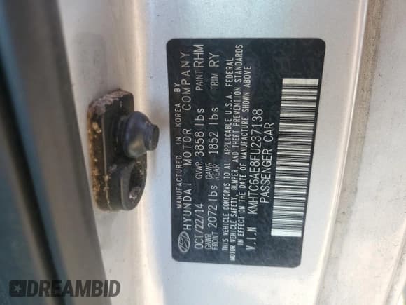 ✅ 2015 Hyundai Veloster Turbo • VIN: KMHTC6AE8FU237138 • Lot: 77501344. Wystawiony na Copart z przebiegiem 107 557 mil. Bezpłatny archiwum sprzedaży aukcyjnych z USA i szczegółowy raport historii pojazdu na DreamBid. Zdjęcie 13.