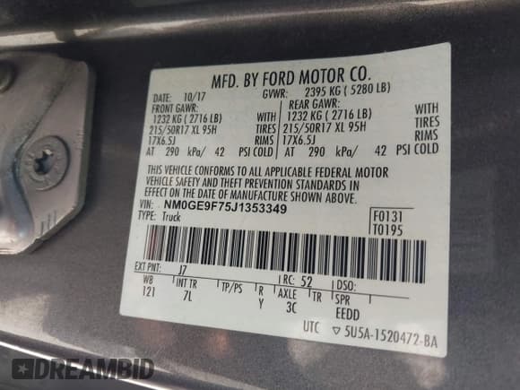 ✅ 2018 Ford Transit Connect XLT • VIN: NM0GE9F75J1353349 • Lot: 42002742. Listed on IAAI with 103,935 mi. Free auction sales archive from the USA and detailed vehicle history report at DreamBid. Image 9.