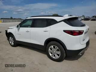2019 Chevrolet Blazer with VIN 3GNKBBRA4KS699453, listed as a Copart auction lot 67201754 with 60,576 mi miles and Salvage title. Bid and sale history available at DreamBid. Image 2.