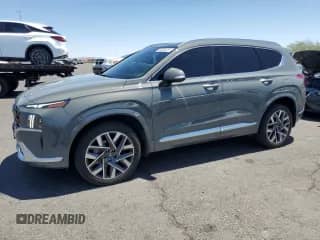 2023 Hyundai Santa Fe Calligraphy z VIN 5NMS5DAL5PH515984, wystawiony jako Copart lot #65286215 z przebiegiem 38 671 mil mil oraz Szkoda całkowita • Salvage title. Historia ofert i sprzedaży dostępna na DreamBid. Obrazek 1.