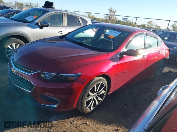 ✅ 2018 Chevrolet Malibu LT • VIN: 1G1ZD5ST5JF287326 • Lot: 43487842. Listed on IAAI with 77,516 mi. Free auction sales archive from the USA and detailed vehicle history report at DreamBid. Image 2.