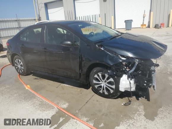 ✅ 2022 Toyota Corolla Hybrid LE • VIN: JTDEAMDE4NJ050191 • Lot: 56118505. Listed on Copart with Not provided. Free auction sales archive from the USA and detailed vehicle history report at DreamBid. Image 4.