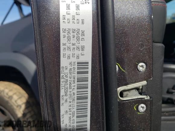 ✅ 2020 Jeep Cherokee Trailhawk • VIN: 1C4PJMBX3LD523040 • Lot: 91228075. Listed on Copart with 108,598 mi. Free auction sales archive from the USA and detailed vehicle history report at DreamBid. Image 13.