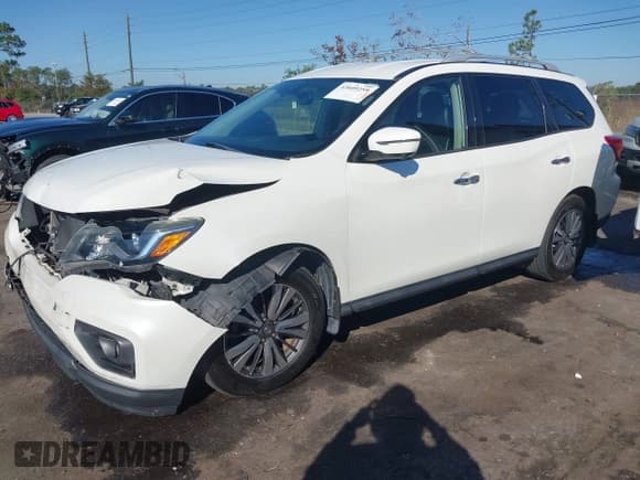 ✅ 2018 Nissan Pathfinder SL • VIN: 5N1DR2MN3JC625187 • Лот: 43609259. Опубликован ранее на IAAI с пробегом 142 037 миль. Бесплатный доступ к архиву аукционных продаж из США и подробный отчёт об истории автомобиля на DreamBid. Изображение 2.