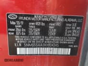 ✅ 2019 Hyundai Santa Fe Limited • VIN: 5NMS53AA3KH104245 • Lot: 53270424. Wystawiony na Copart z przebiegiem 78 802 mil. Bezpłatny archiwum sprzedaży aukcyjnych z USA i szczegółowy raport historii pojazdu na DreamBid. Zdjęcie 14.