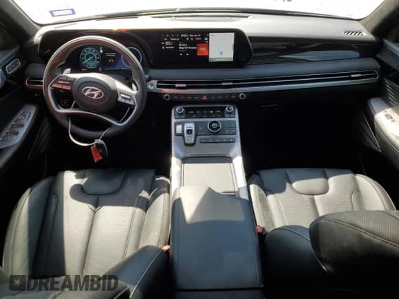 2025 Hyundai Palisade Calligraphy with VIN KM8R74GE7SU872274, listed as a Copart auction lot 52795115 with 3,265 mi miles and Salvage title. Bid and sale history available at DreamBid. Image 8.