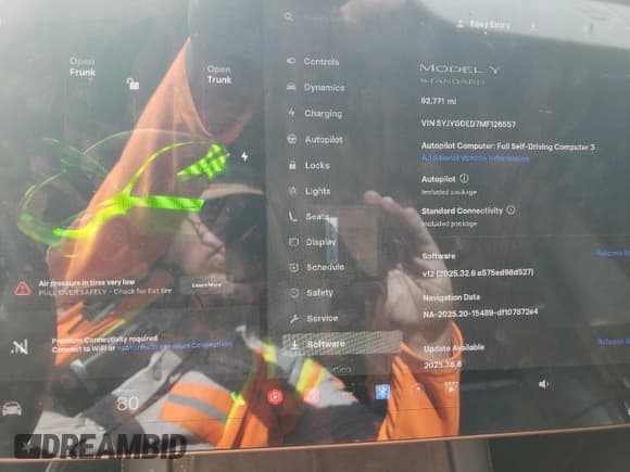 ✅ 2021 Tesla Model Y Standard Range • VIN: 5YJYGDED7MF126557 • Lot: 91942755. Wystawiony na Copart z przebiegiem 92 771 mil. Bezpłatny archiwum sprzedaży aukcyjnych z USA i szczegółowy raport historii pojazdu na DreamBid. Zdjęcie 9.