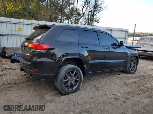 ✅ 2021 Jeep Grand Cherokee 80th Anniversary • VIN: 1C4RJFBG0MC528238 • Lot: 91580385. Listed on Copart with 45,373 mi. Free auction sales archive from the USA and detailed vehicle history report at DreamBid. Image 3.