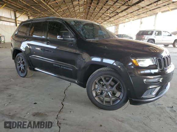 ✅ 2020 Jeep Grand Cherokee Limited X • VIN: 1C4RJEBG0LC113218 • Lot: 62723695. Listed on Copart with 107,211 mi. Free auction sales archive from the USA and detailed vehicle history report at DreamBid. Image 4.